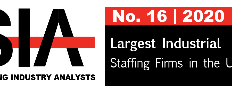 Partners Personnel, No. 16 - SIA | Staffing Industry Analyst | 2020 Largest Industrial Staffing Firms in the US