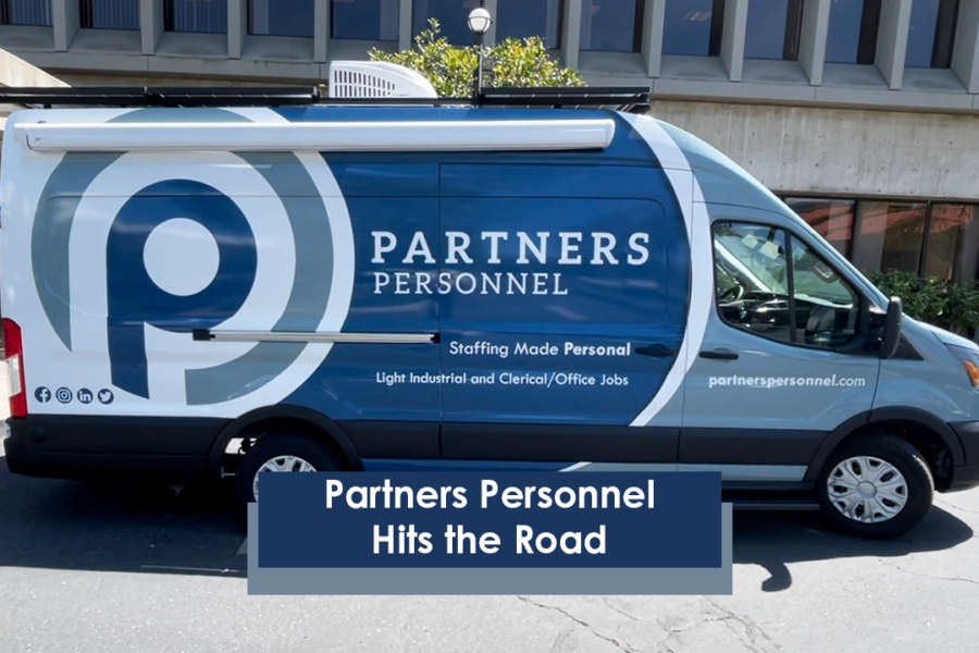 Partners Personnel hits the road with their new mobile staffing van
