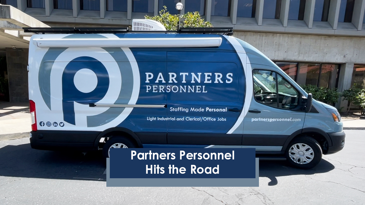 Partners Personnel hits the road with their new mobile staffing van