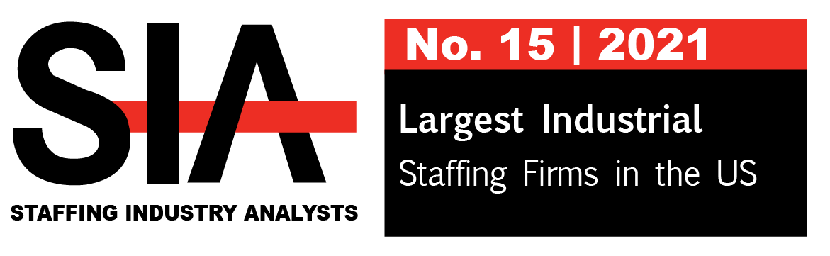 Partners Personnel Ranks No. 15 on SIA’s 2021 Report on the Largest Industrial Staffing Firms in the US
