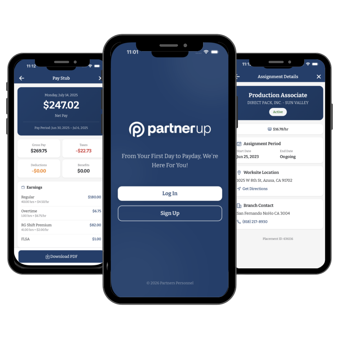 PartnerUp Mobile App